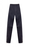 Christian Dior Navy Leather Pants