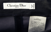Christian Dior Navy Leather Pants