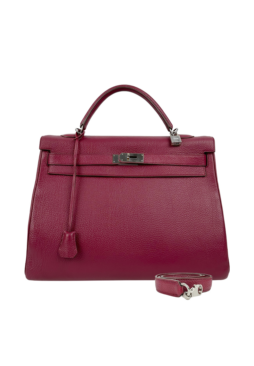 Hermès Kelly 40 Ruby Togo Bag