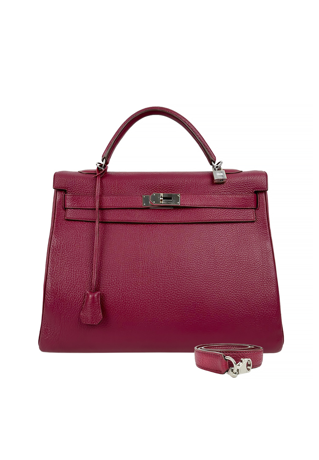 Hermès Kelly 40 Ruby Togo Bag