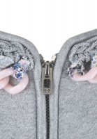 Chanel Grey Jacket With Pink Chains