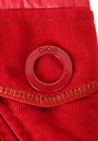 Christian Dior Red Mini Skirt