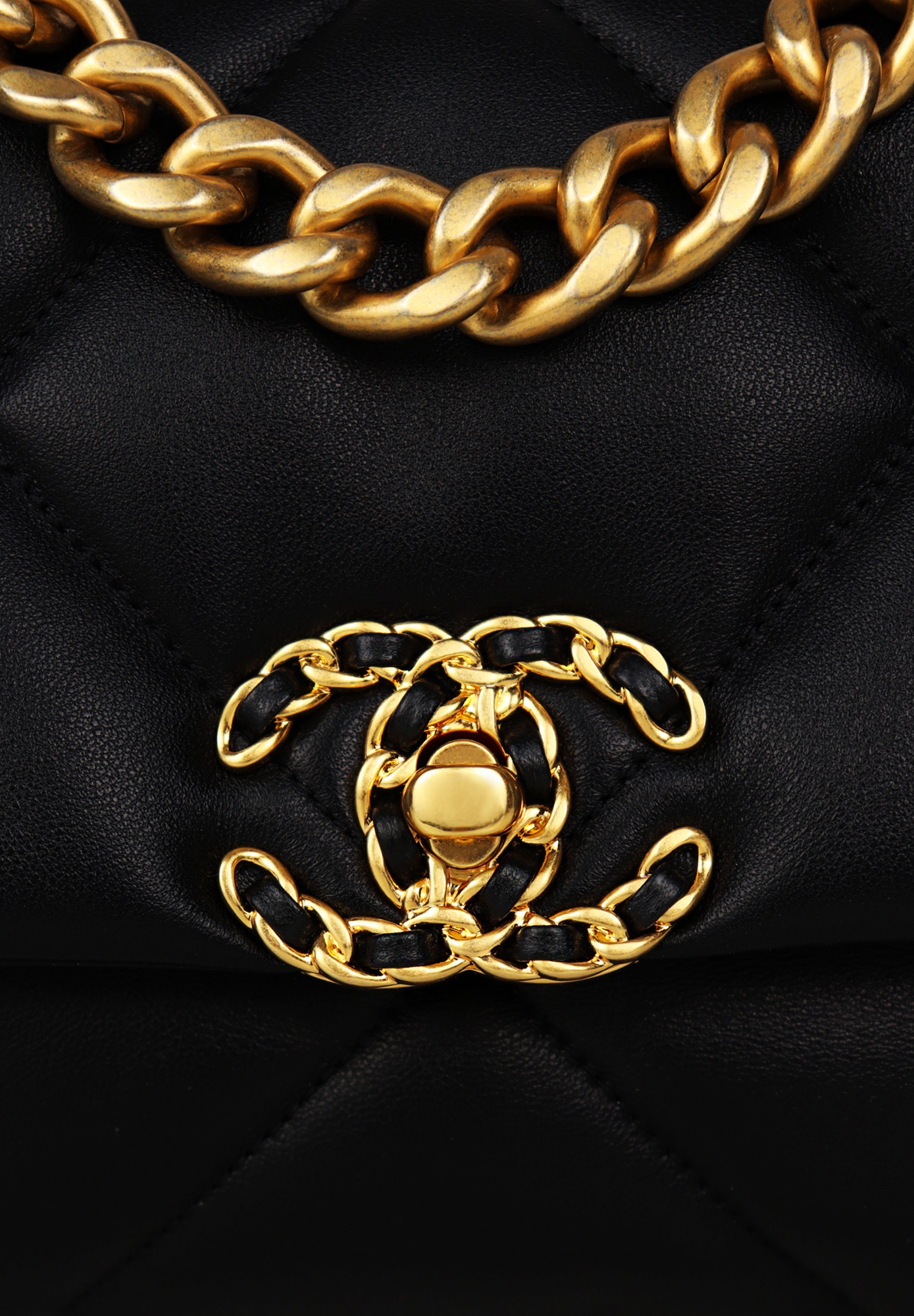 Chanel 19 Black Quilted Bag