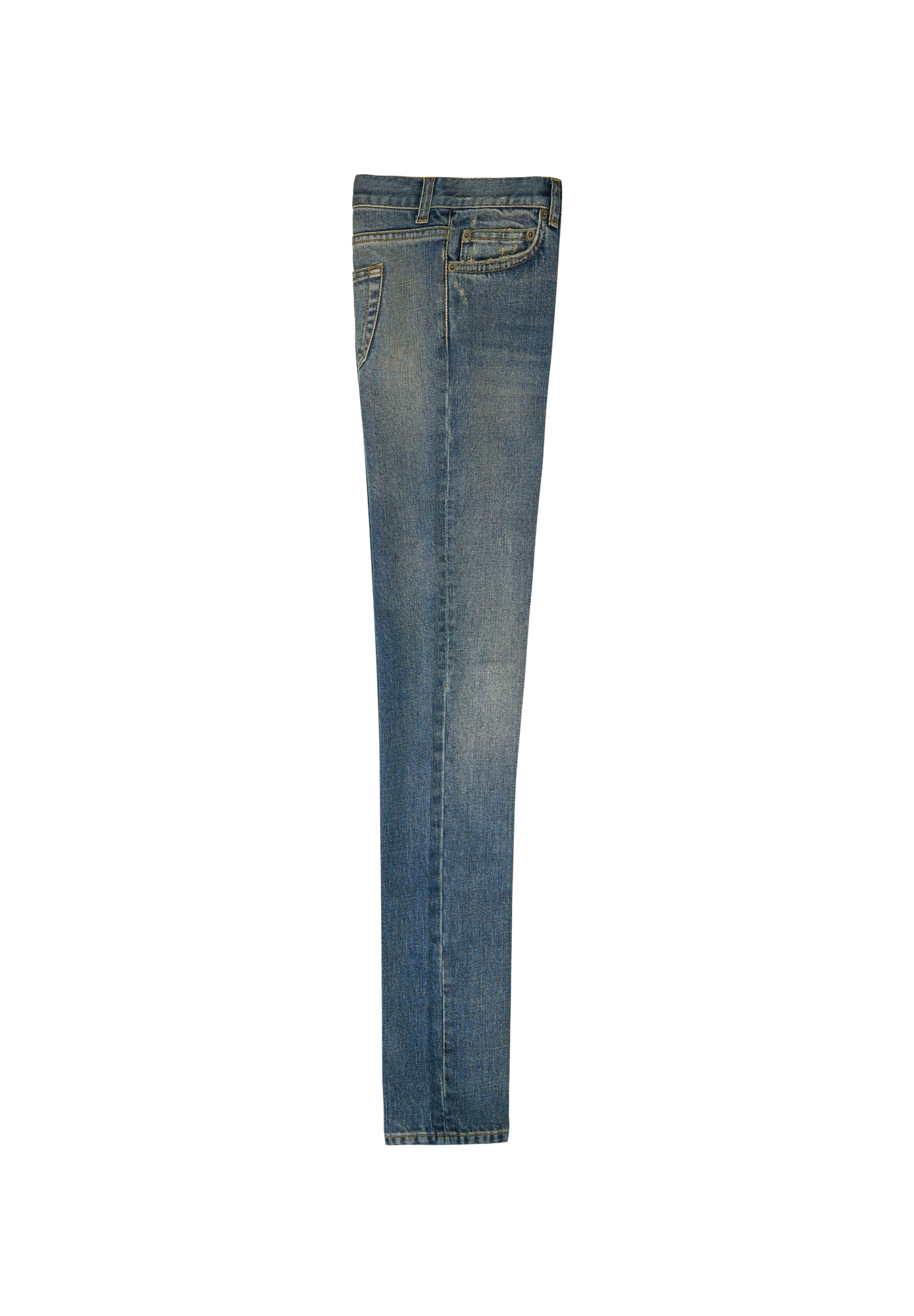 Saint Laurent Blue-Gray Jeans