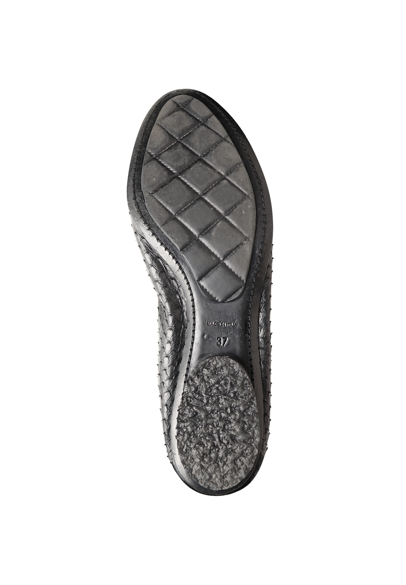 Chanel Embossed Ballet Flats