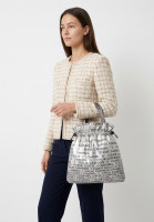 Chanel Unlimited Silver Nylon 31 Rue Cambon Tote Bag