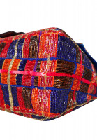 Fendi Plaid Beaded Baguette Bag