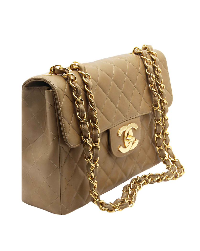 Chanel Jumbo Beige Bag