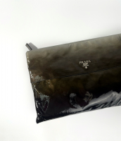 Prada Ombre Patent Leather Clutch