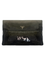Prada Ombre Patent Leather Clutch