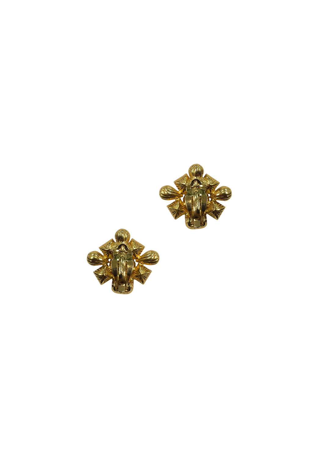 Yves Saint Laurent Clip-On Earrings with Crystals