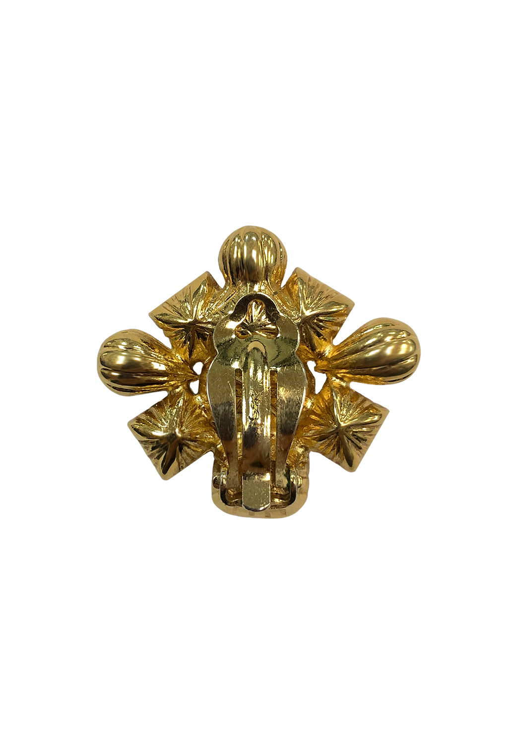 Yves Saint Laurent Clip-On Earrings with Crystals