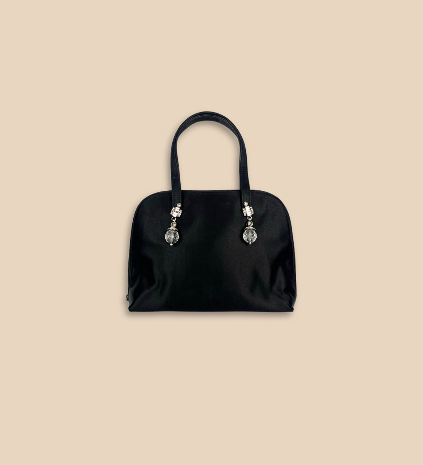 Escada Black Satin Bag