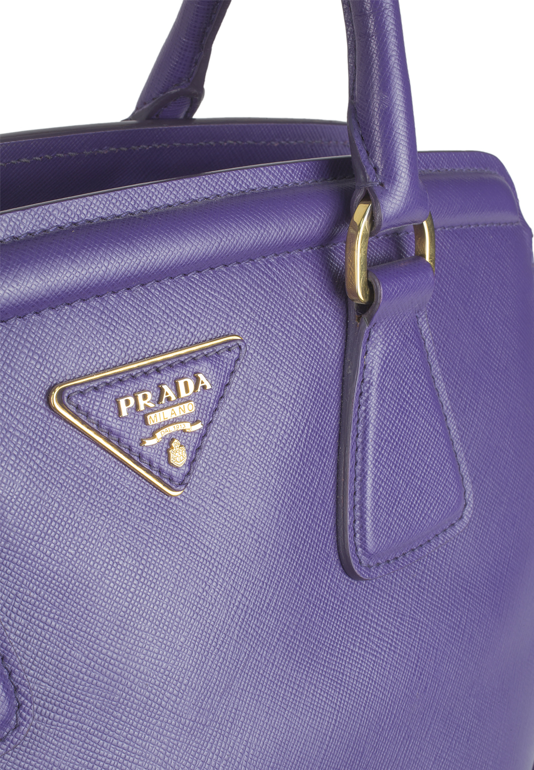 Purple Prada Parabole Tote bag 