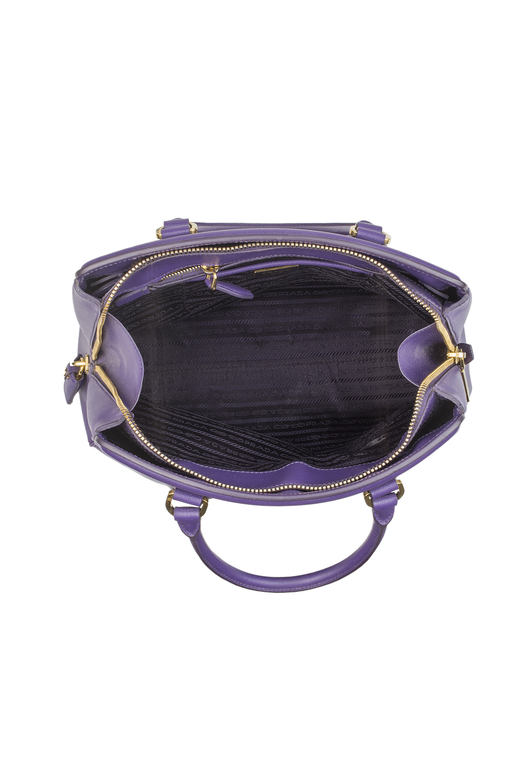 Purple Prada Parabole Tote bag 