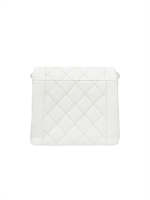 Chanel White Quilted Bag