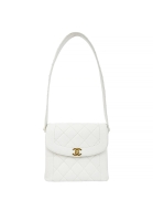 Chanel White Quilted Bag