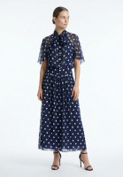 Chanel Silk Polka Dot Dress
