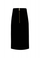 Chanel Black Velvet Skirt