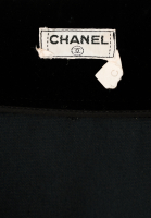 Chanel Black Velvet Skirt