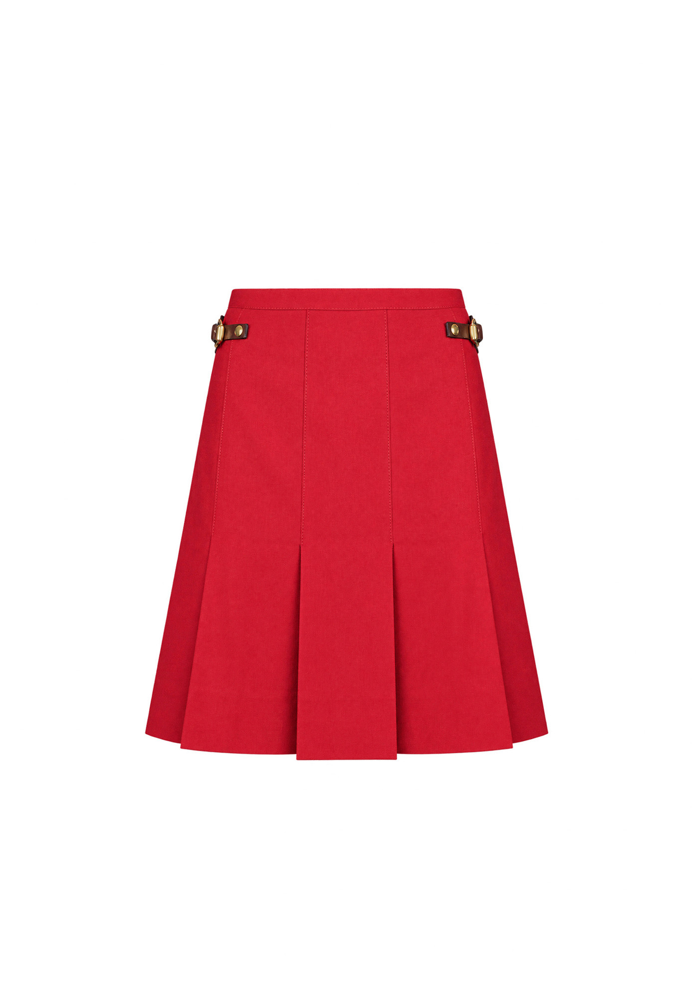Gucci Pleated Skirt with Buckles