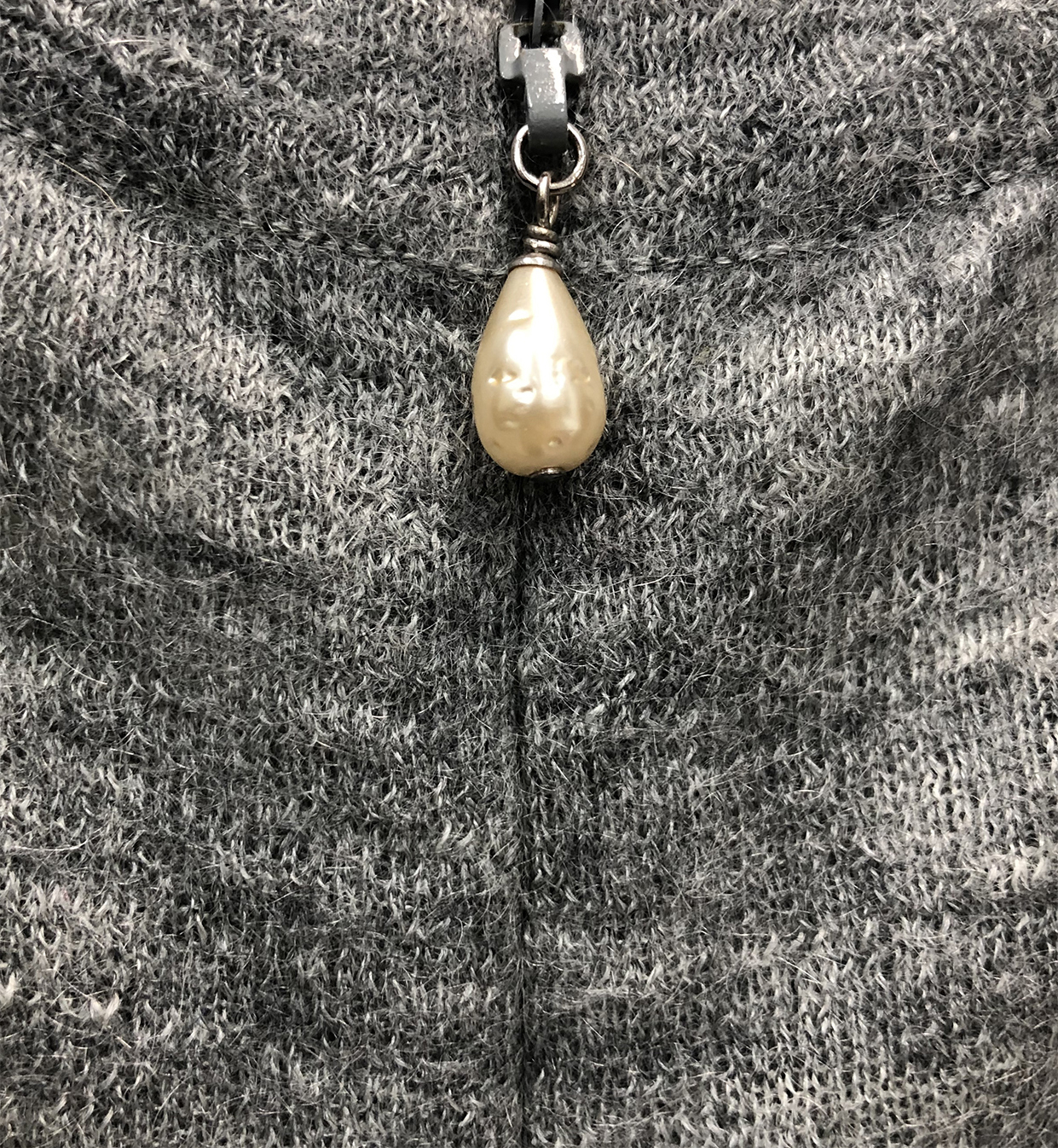 Chanel Grey Cashmere Dress