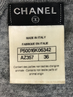Chanel Grey Cashmere Dress