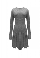 Chanel Grey Cashmere Dress
