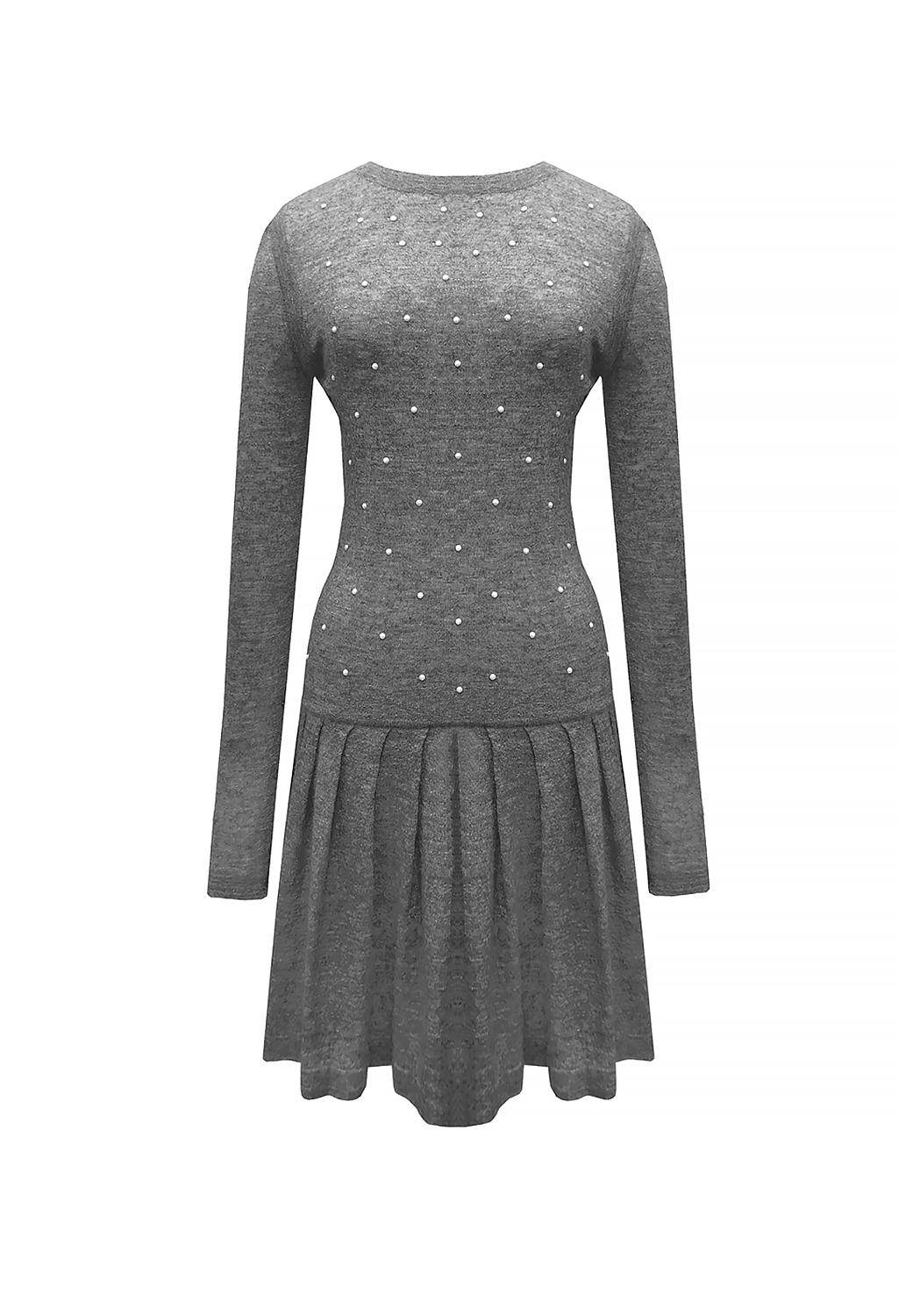 Chanel Grey Cashmere Dress