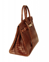 Hermès Birkin 35 Miel Porosus Crocodile Bag