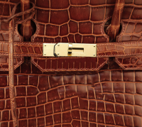 Hermès Birkin 35 Miel Porosus Crocodile Bag