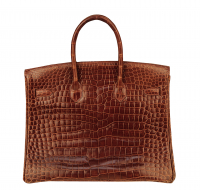 Hermès Birkin 35 Miel Porosus Crocodile Bag