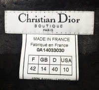 Christian Dior Leather Skirt
