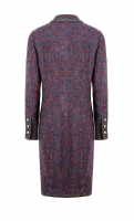 Chanel Violet Tweed Coat 