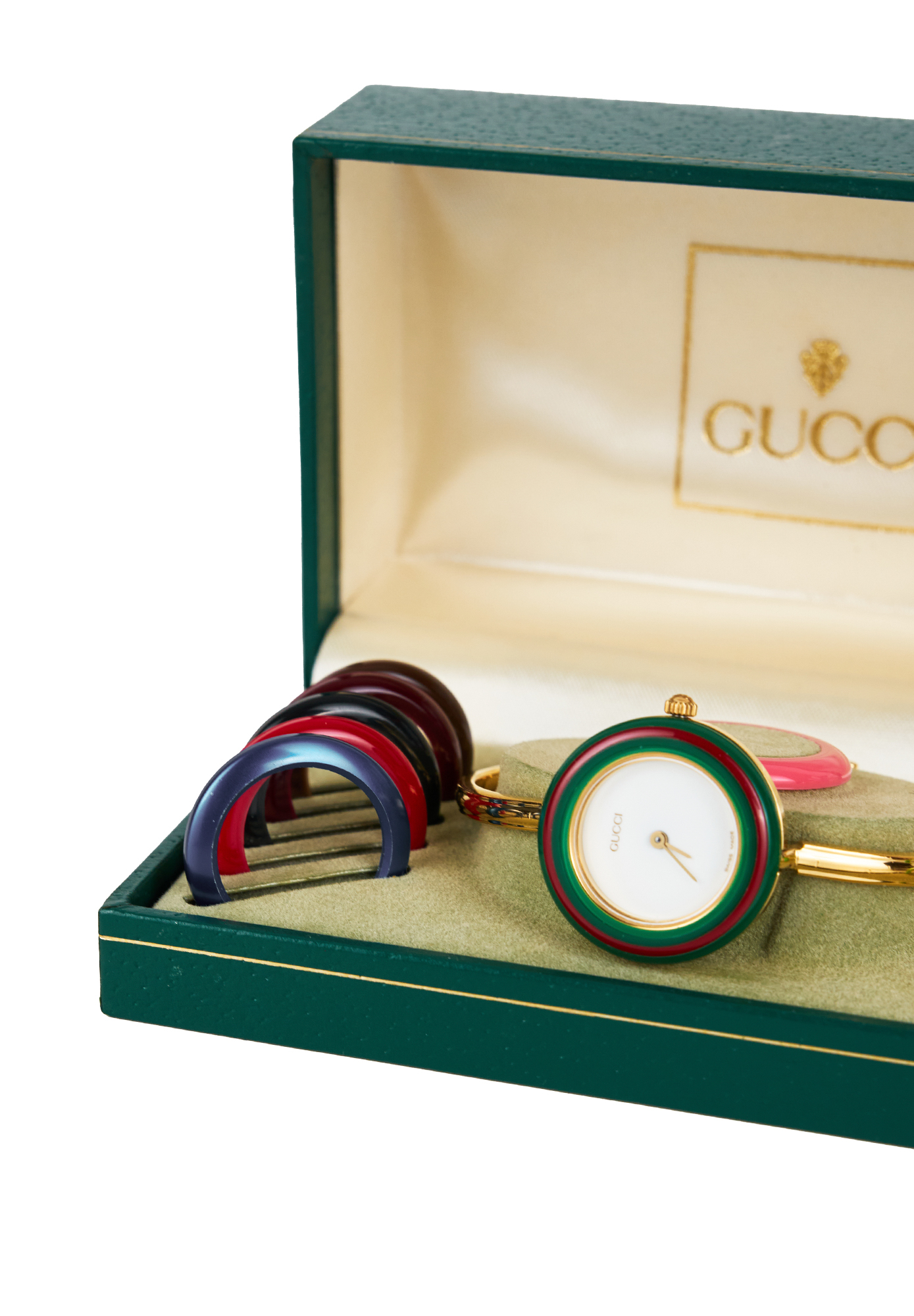 Gucci 11/12.2 Watches With Multicolor Interchangeable Bezels