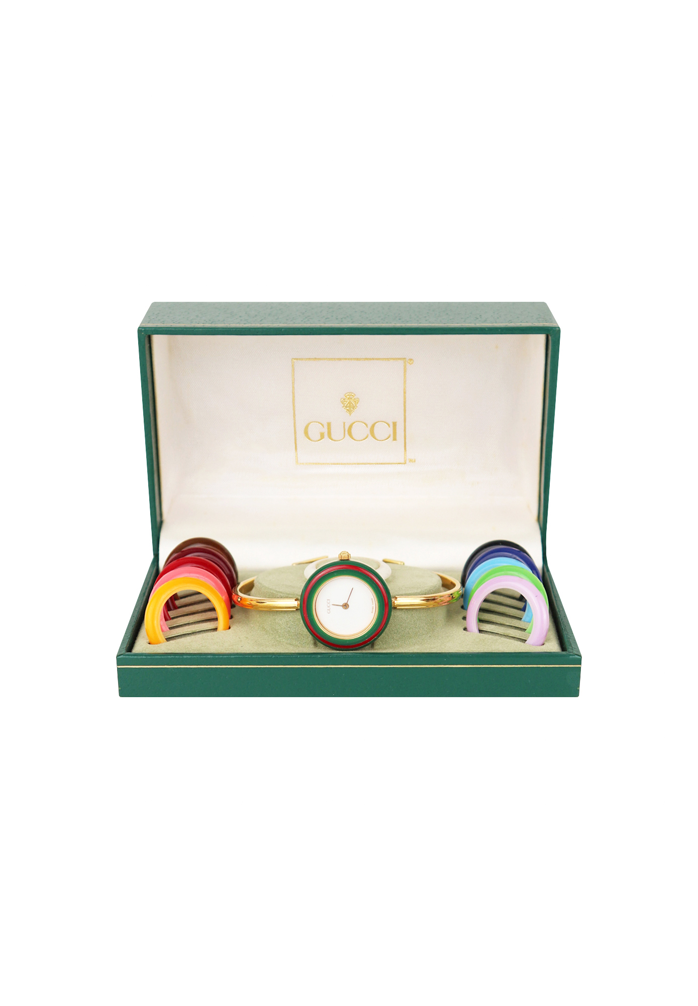 Gucci 11/12.2 Watches With Multicolor Interchangeable Bezels