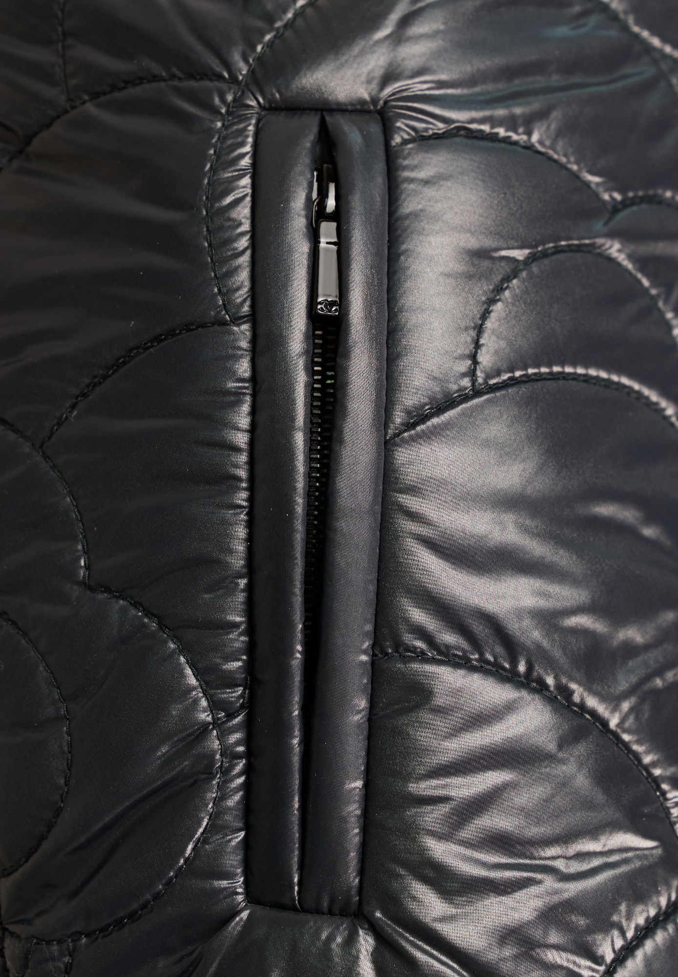 Camellia-Quilted Chanel Skirt