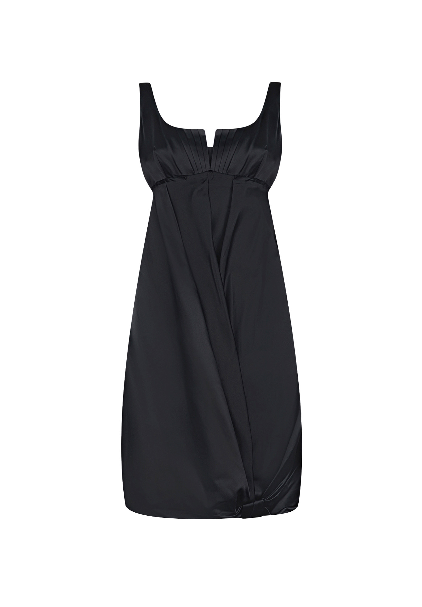 Prada Satin Dress With Cape