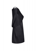 Prada Satin Dress With Cape