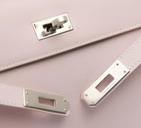 Hermès Rose Dragee Kelly Cut Bag