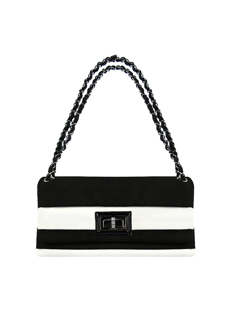 Chanel Black And White Bag 