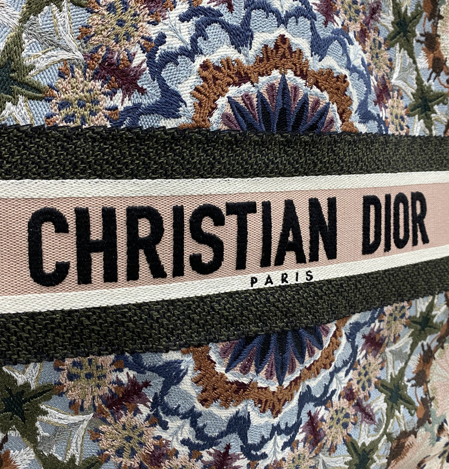 Christian Dior Book Tote KaleiDiorscopic Canvas Bag