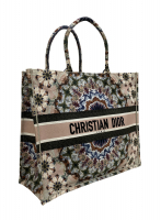 Christian Dior Book Tote KaleiDiorscopic Canvas Bag