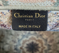 Christian Dior Book Tote KaleiDiorscopic Canvas Bag