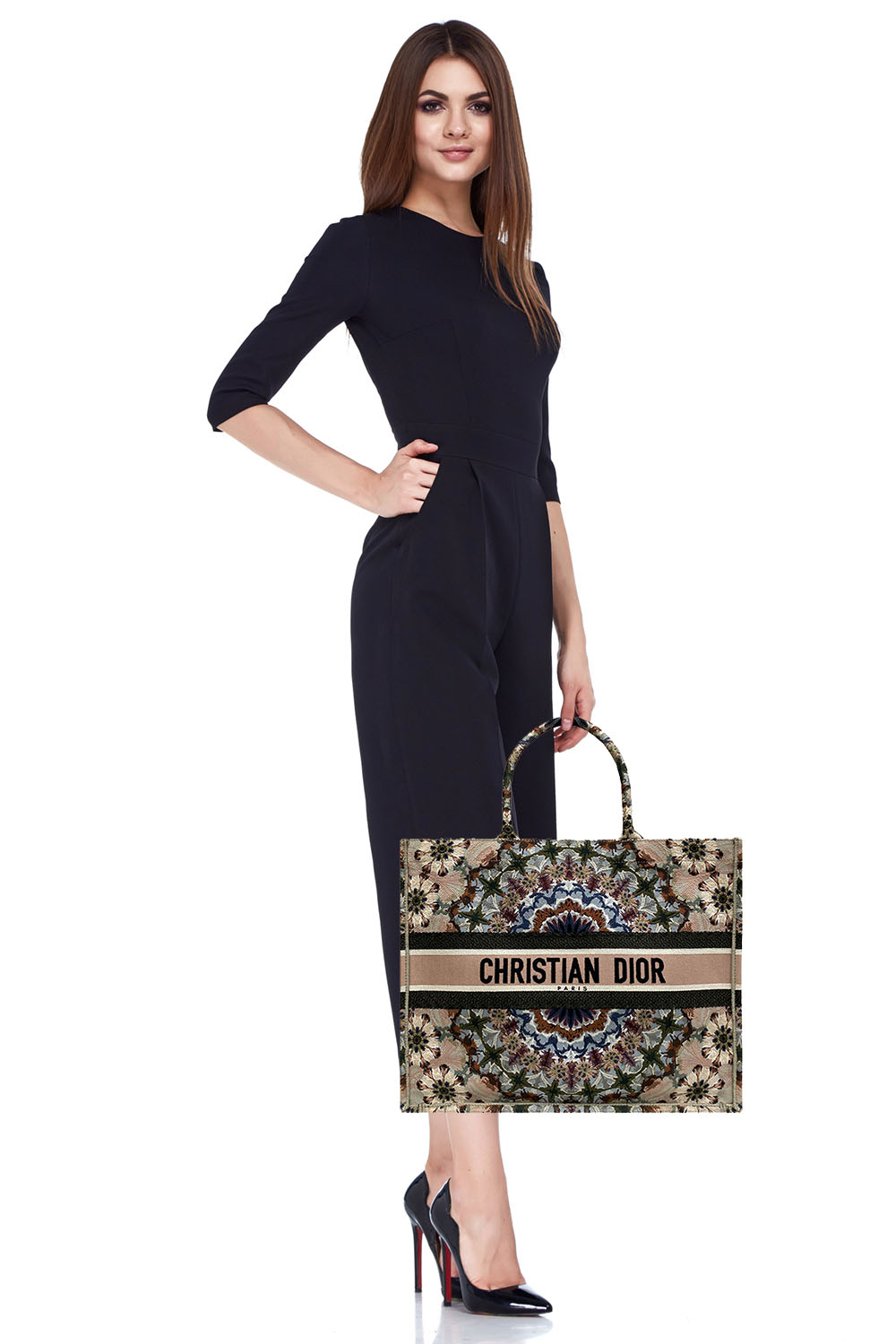 Christian Dior Book Tote KaleiDiorscopic Canvas Bag