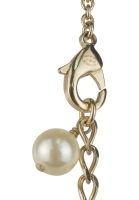 Chanel Pearl Necklace with brand logos