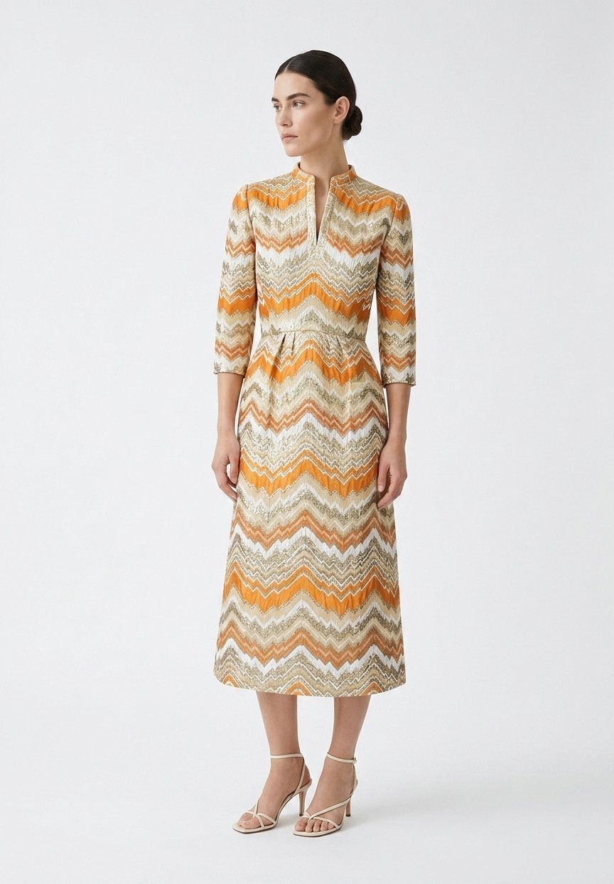 Maurice Rentner Colorful Dress