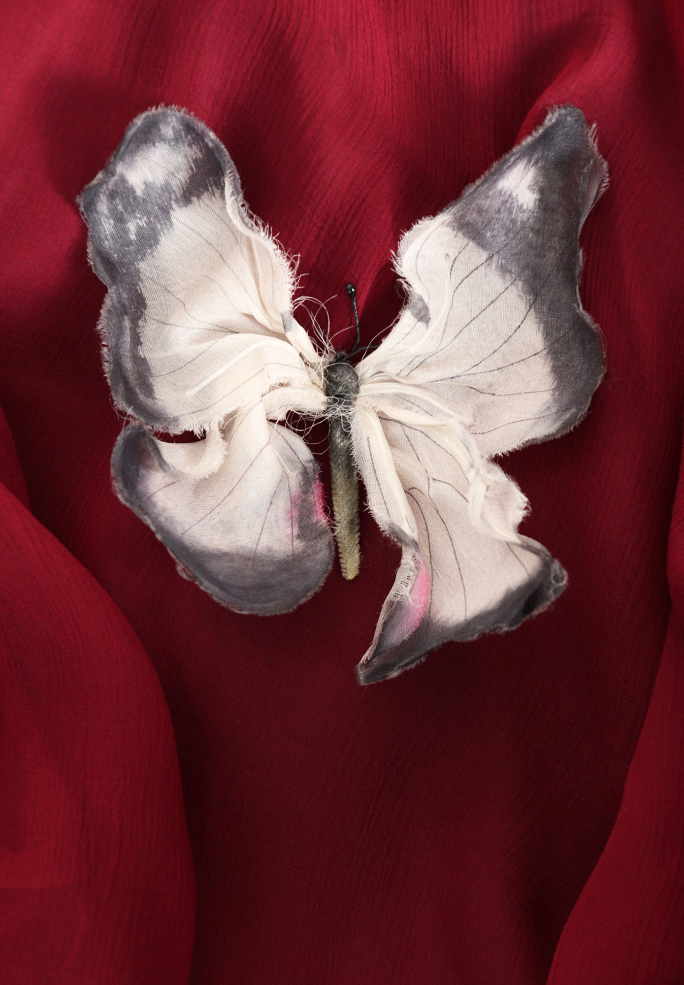 Dolce&Gabbana Silk Dress With Butterflies