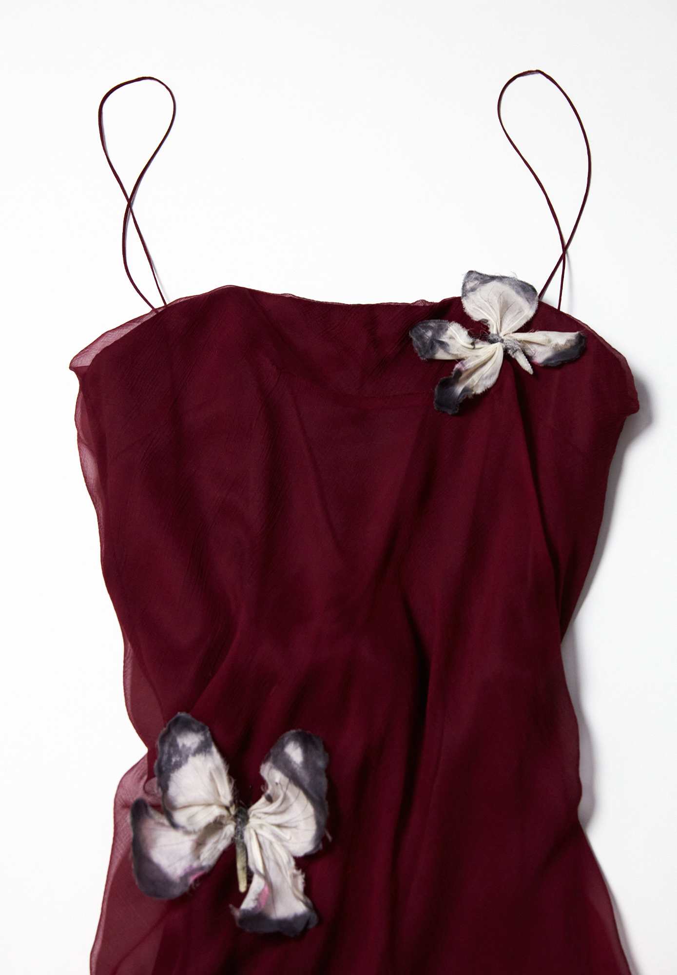 Dolce&Gabbana Silk Dress With Butterflies