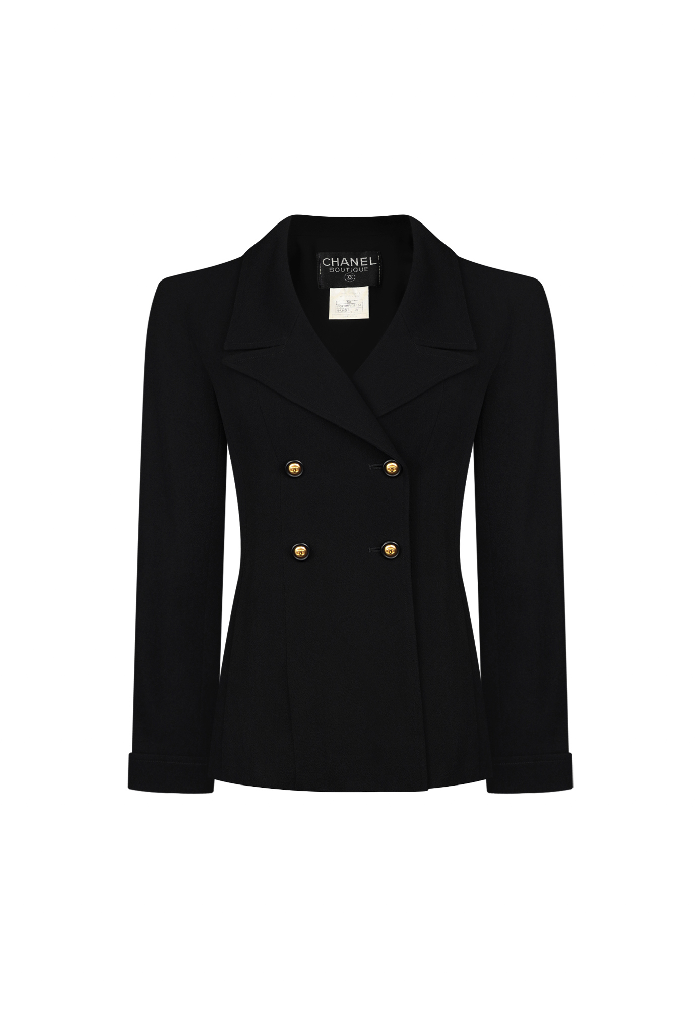 Chanel Black Soft Wool Jacket